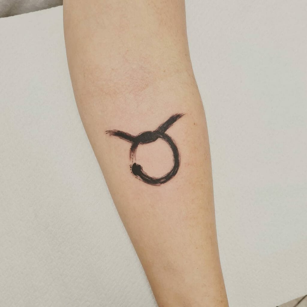 Glyph Of Taurus Tattoo idea