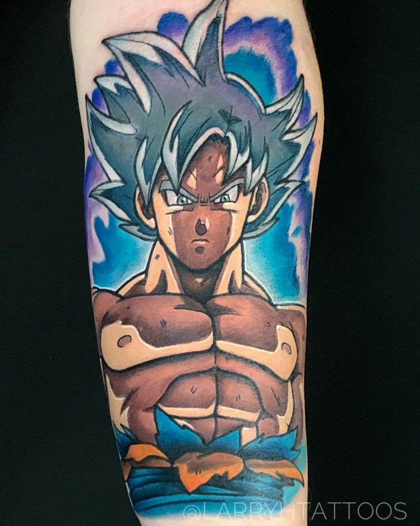 Goku Dragon Ball Super Tattoo