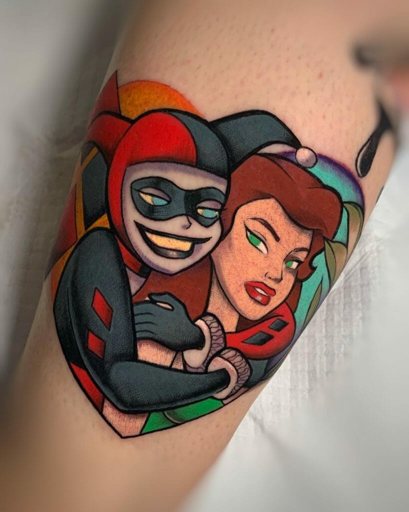 Harley Quinn And Poison Ivy Bestfriend Tattoo Ideas