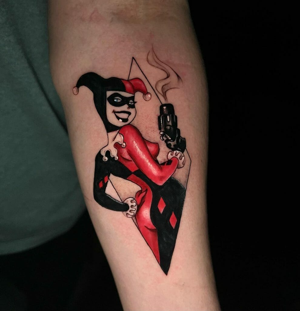 Harley Quinn Diamond Tattoos