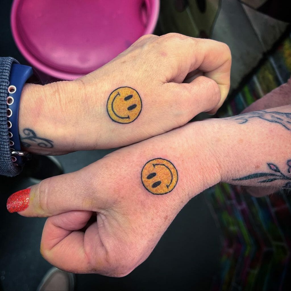 Iconic Smiley Face Tattoo