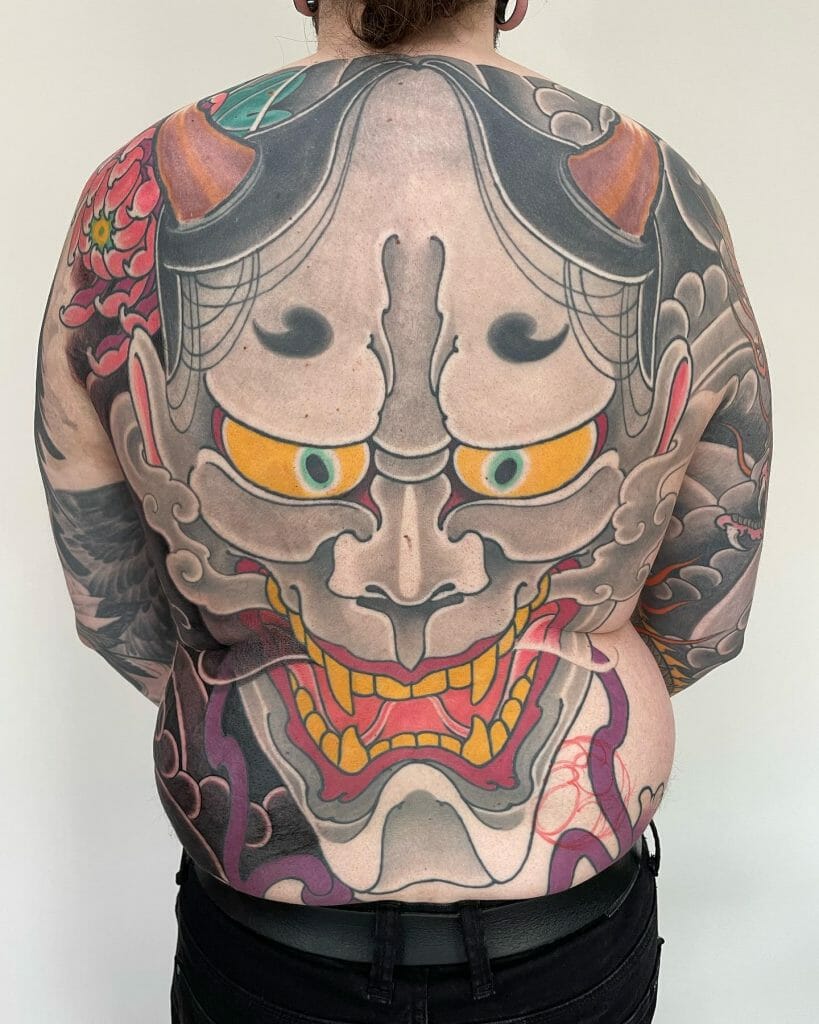 Japanese Hannya Mask Tattoo ideas