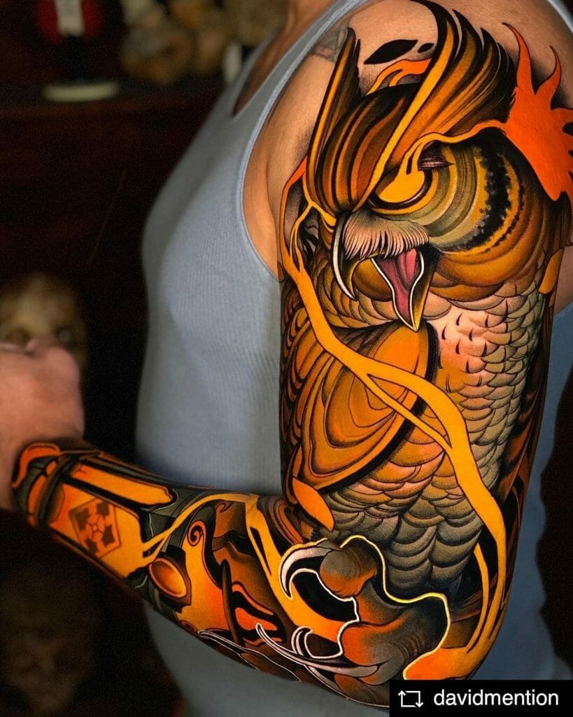 Lantern Half Sleeve Tattoo ideas
