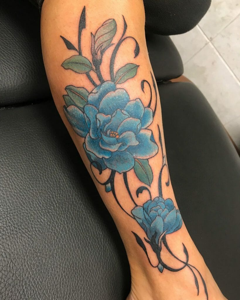 Long Rose Tattoo Designs That Will Reach Your Foot