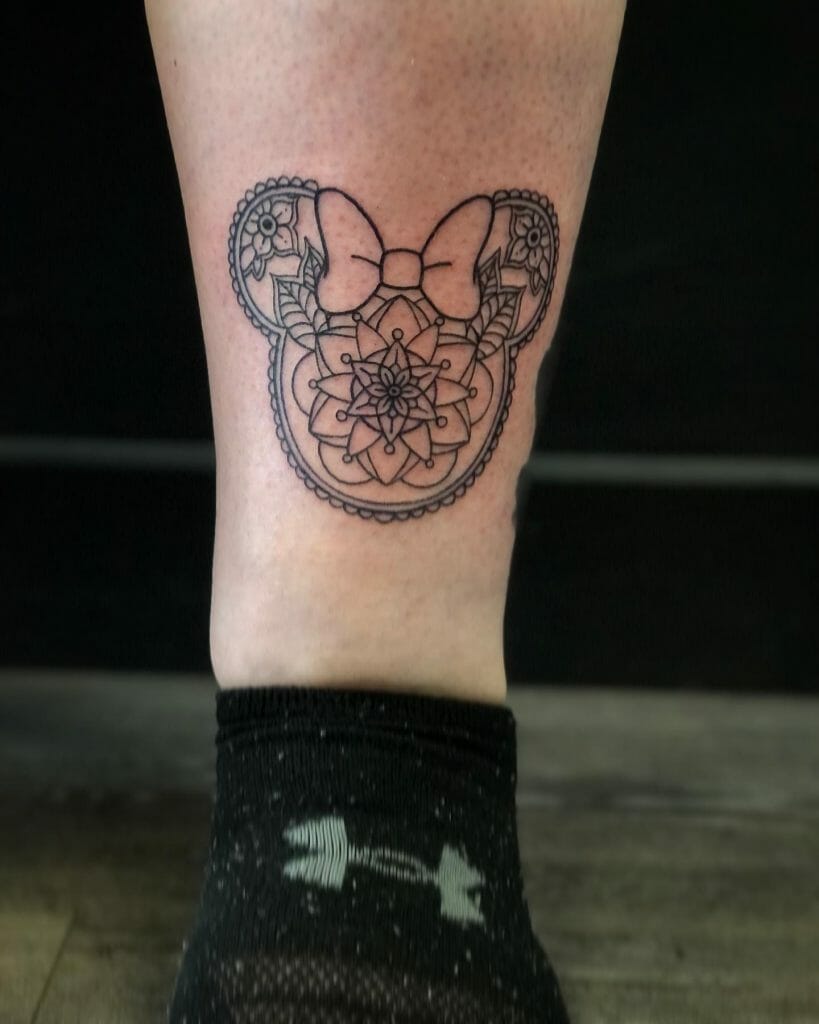 Mandala Art Minnie Mouse Tattoo