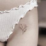 Minimalist Simple Hip Tattoos ideas