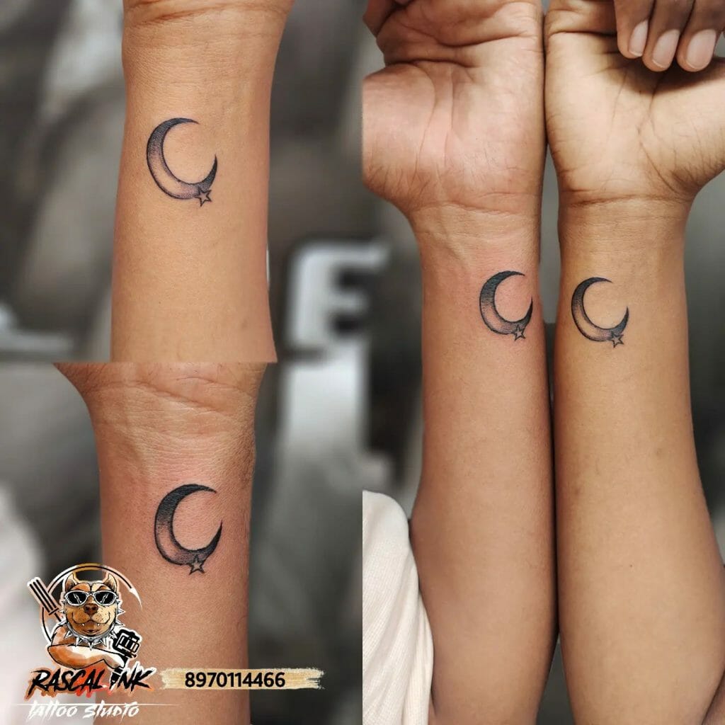 Moon Couple Tattoo Ideas