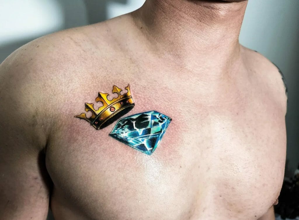Ornamental King Crown Tattoo