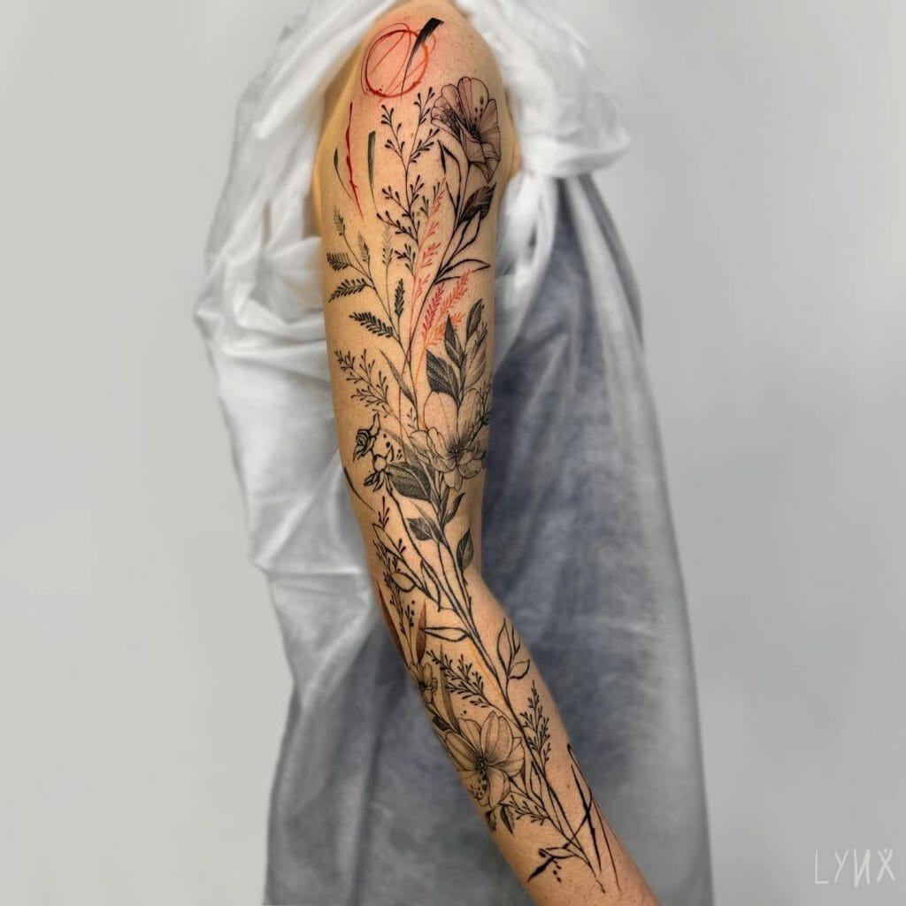Painting Sleeve Tattoo
