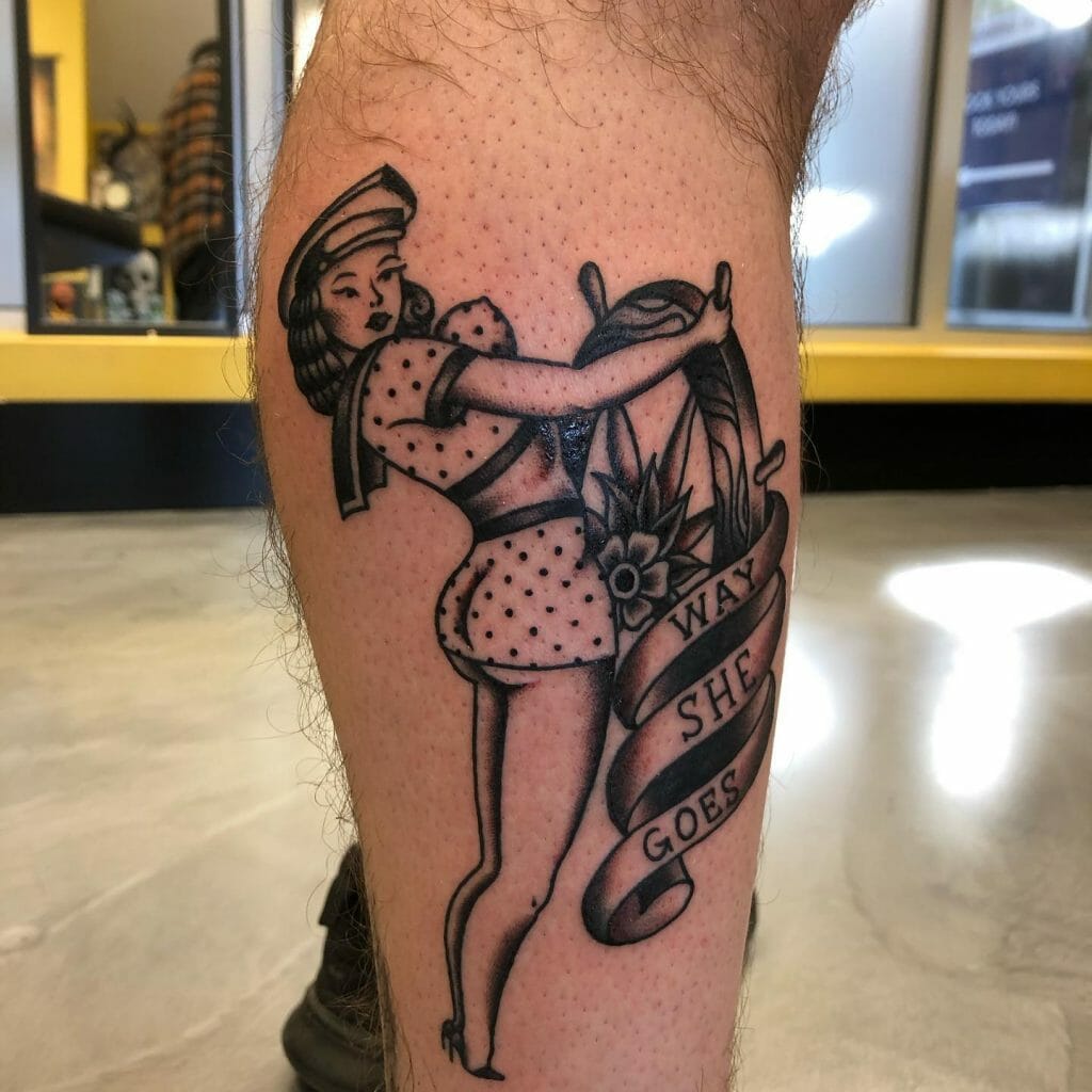 Quoted Pin-up Tattoo