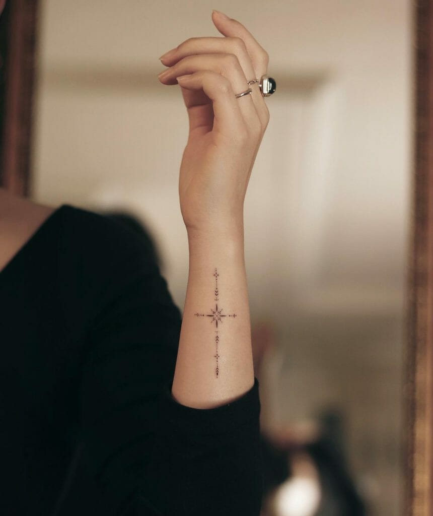 Religious Arm Tattoo