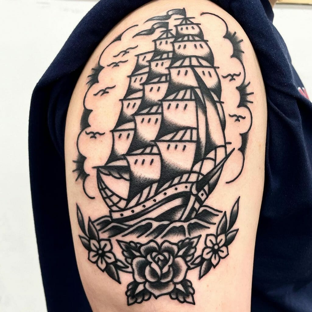 Sailing Ship Tattoo Designs