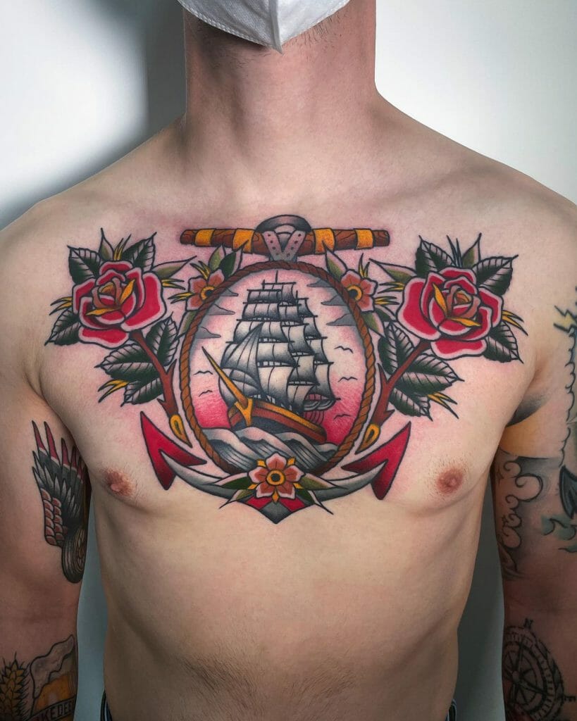 Sailing Ship Tattoo Ideas