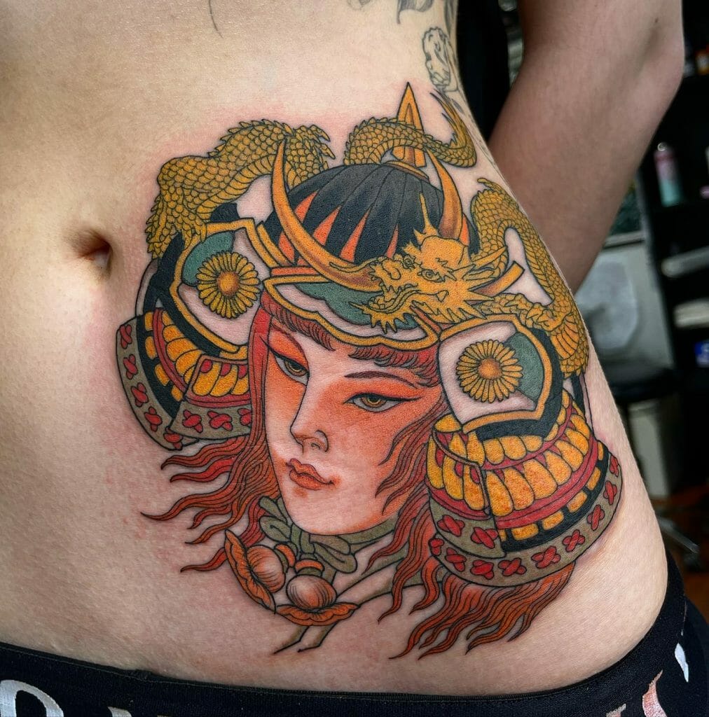 Samurai Girl Tattoo