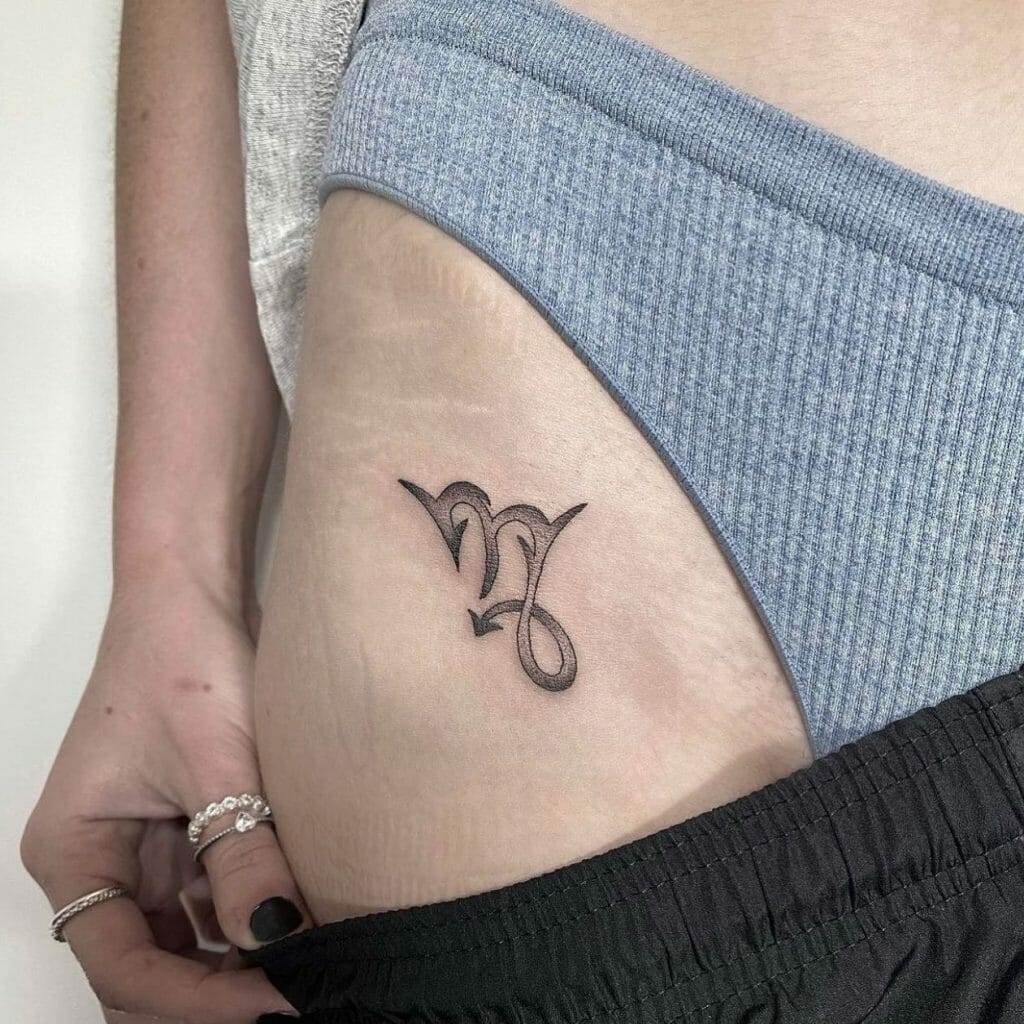Scorpio Zodiac Symbol Tattoo