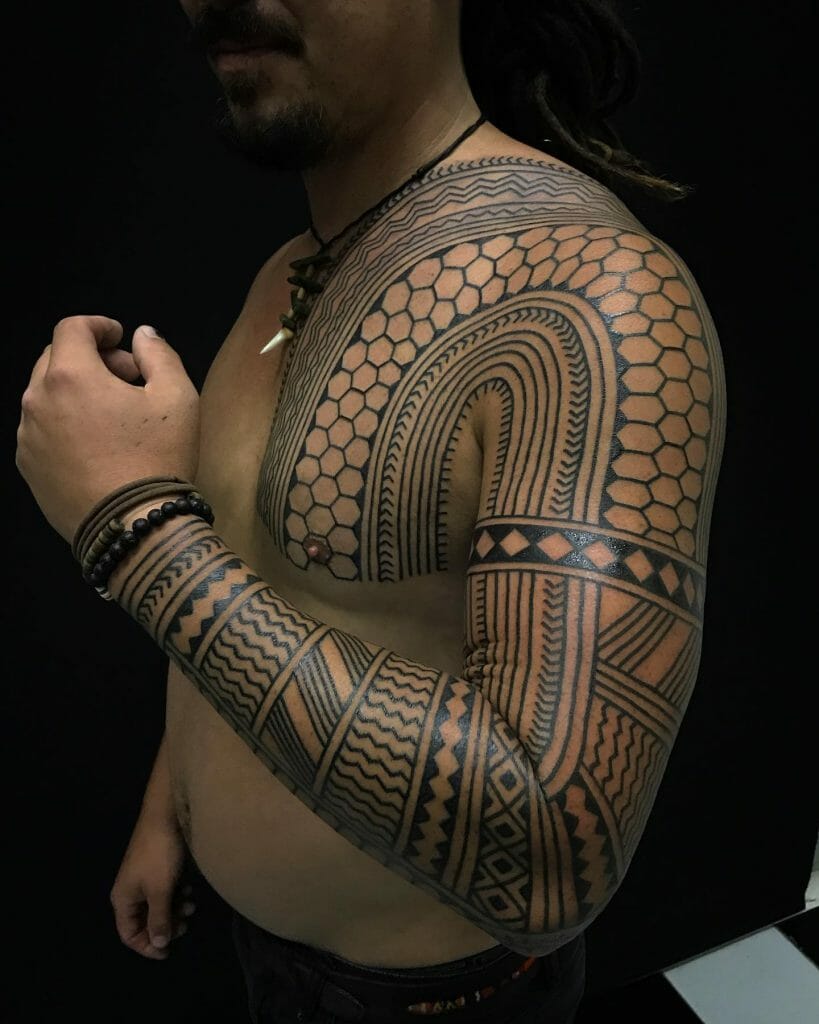 Shoulder Tribal Arm Tattoos