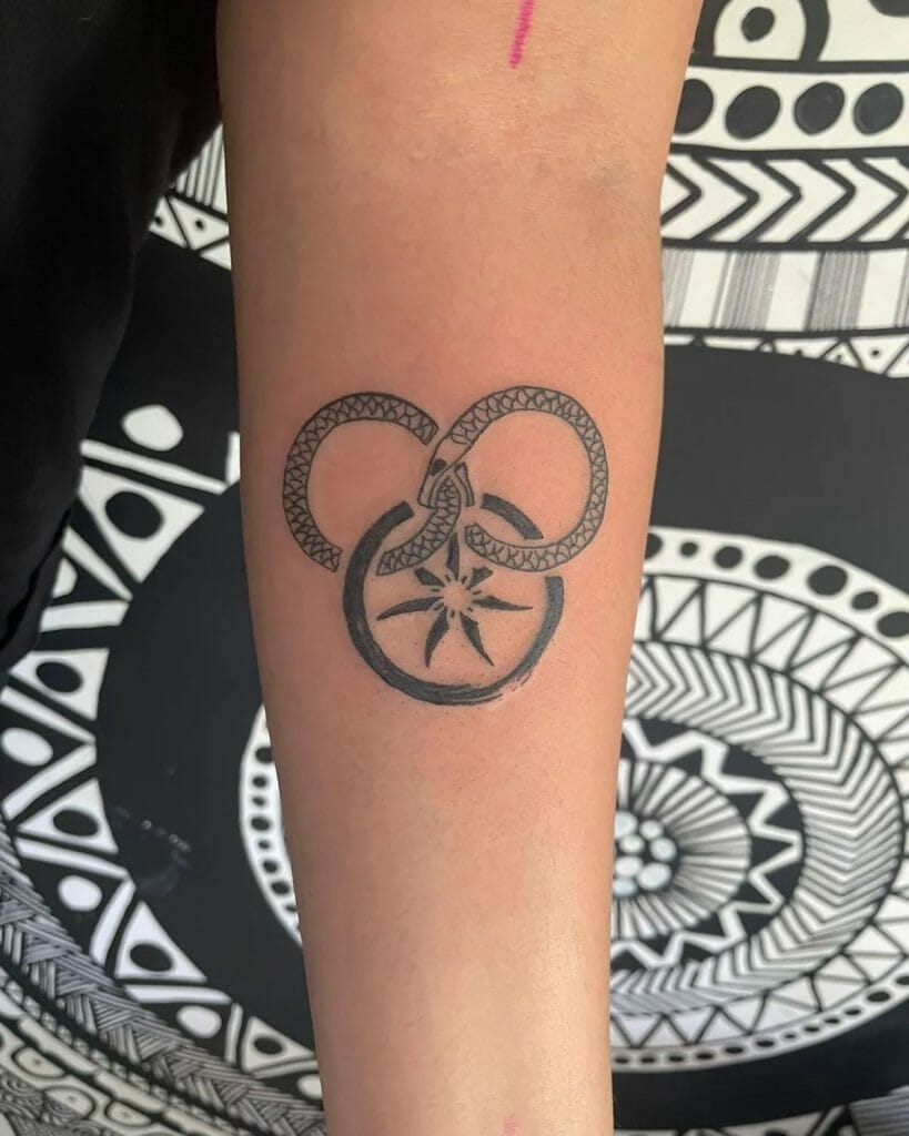 Simple And Minimal 'Wheel Of Time' Tattoos For Fans