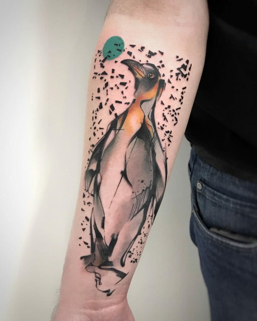 Simple Penguin Tattoo
