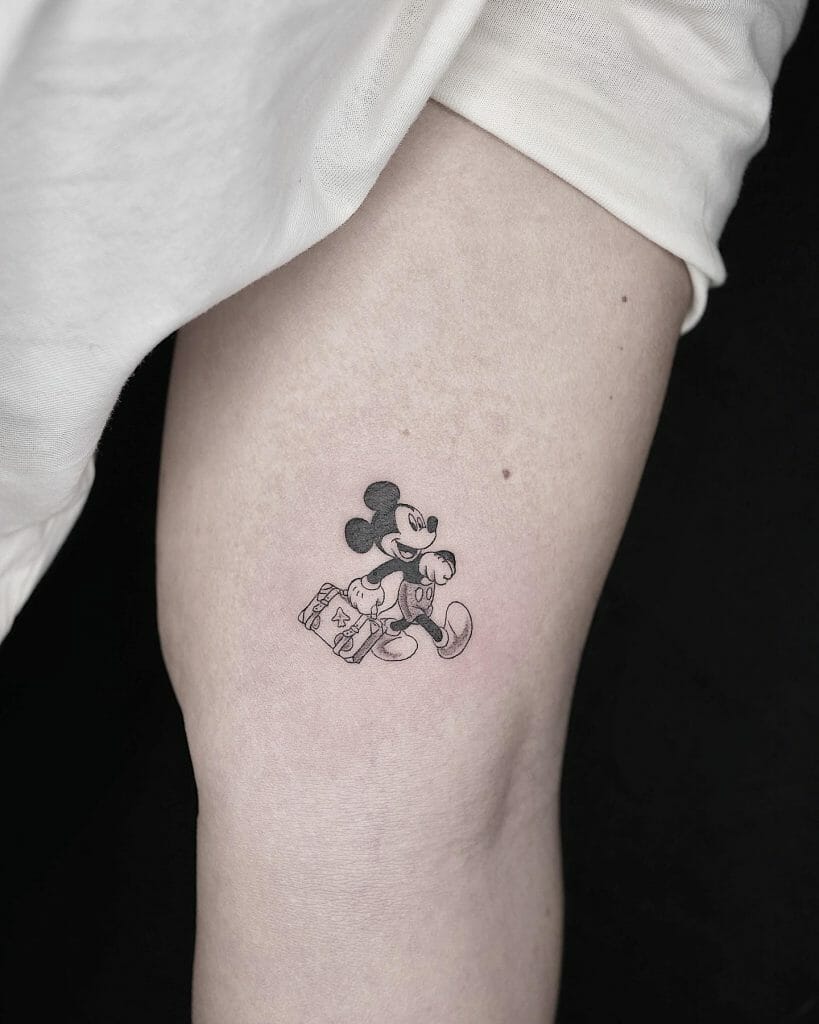 Small Mickey Mouse Tattoo