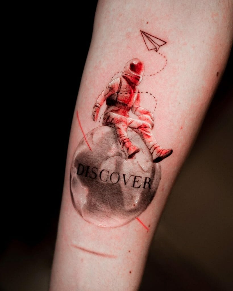 Space Traveller Tattoo