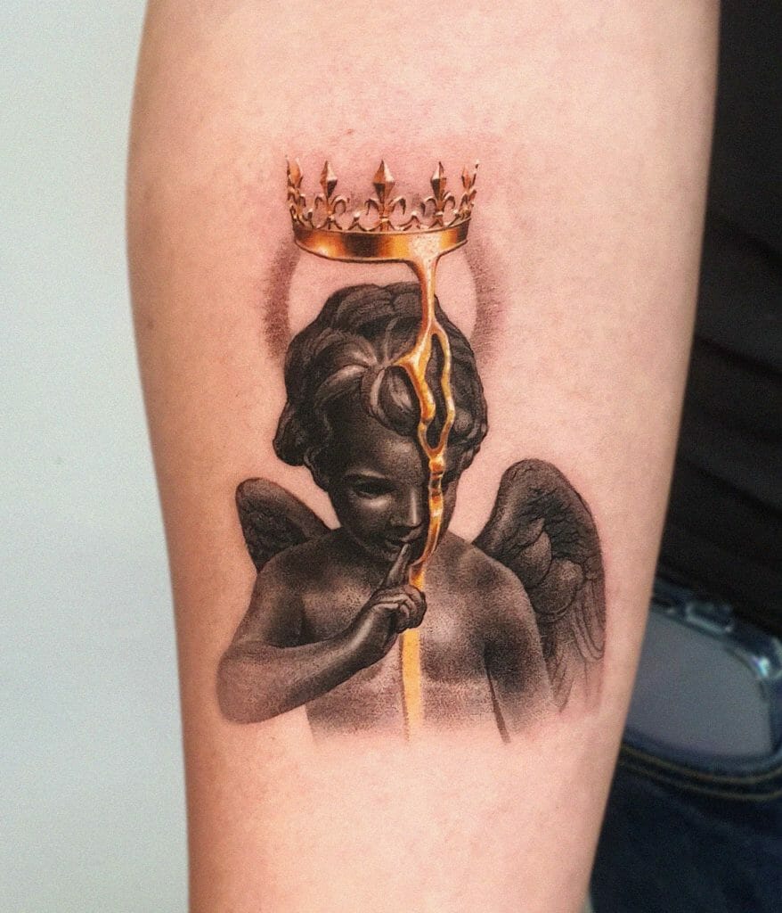 Spiritual King Crown Tattoo