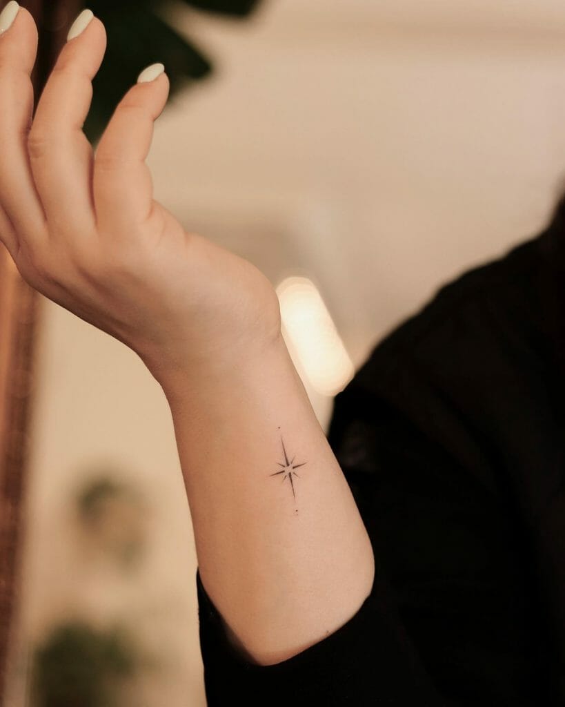 Star Tattoo on Arms