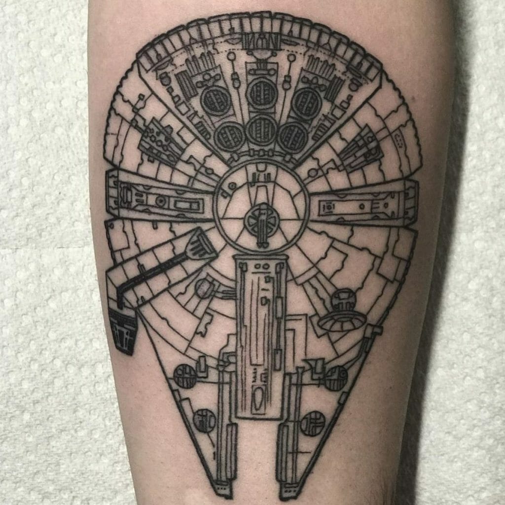 Star Wars Cinematic Universe Death Star Tattoo