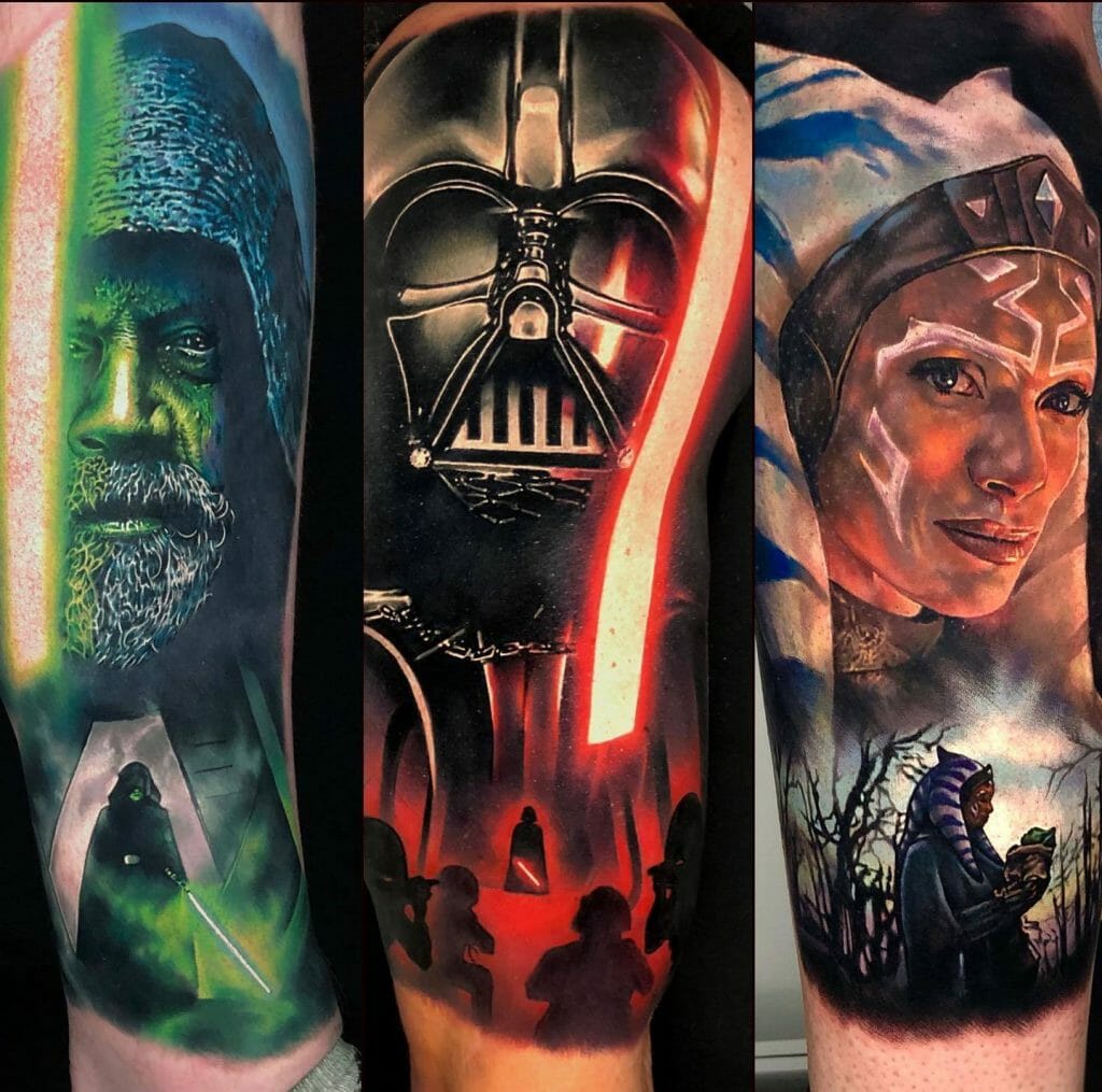 Star Wars Traditional Tattoo