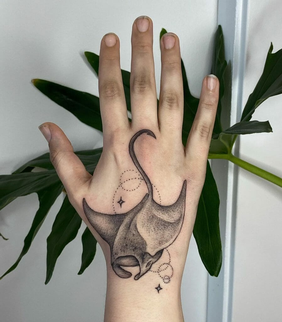 Stingray Tattoo Designs For Your Hand