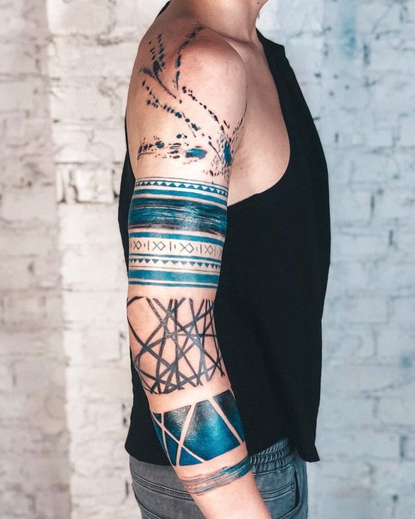 Temporary Tattoowala Tringle Strip Hand Band Temporary Tattoo on Hand –  Temporarytattoowala