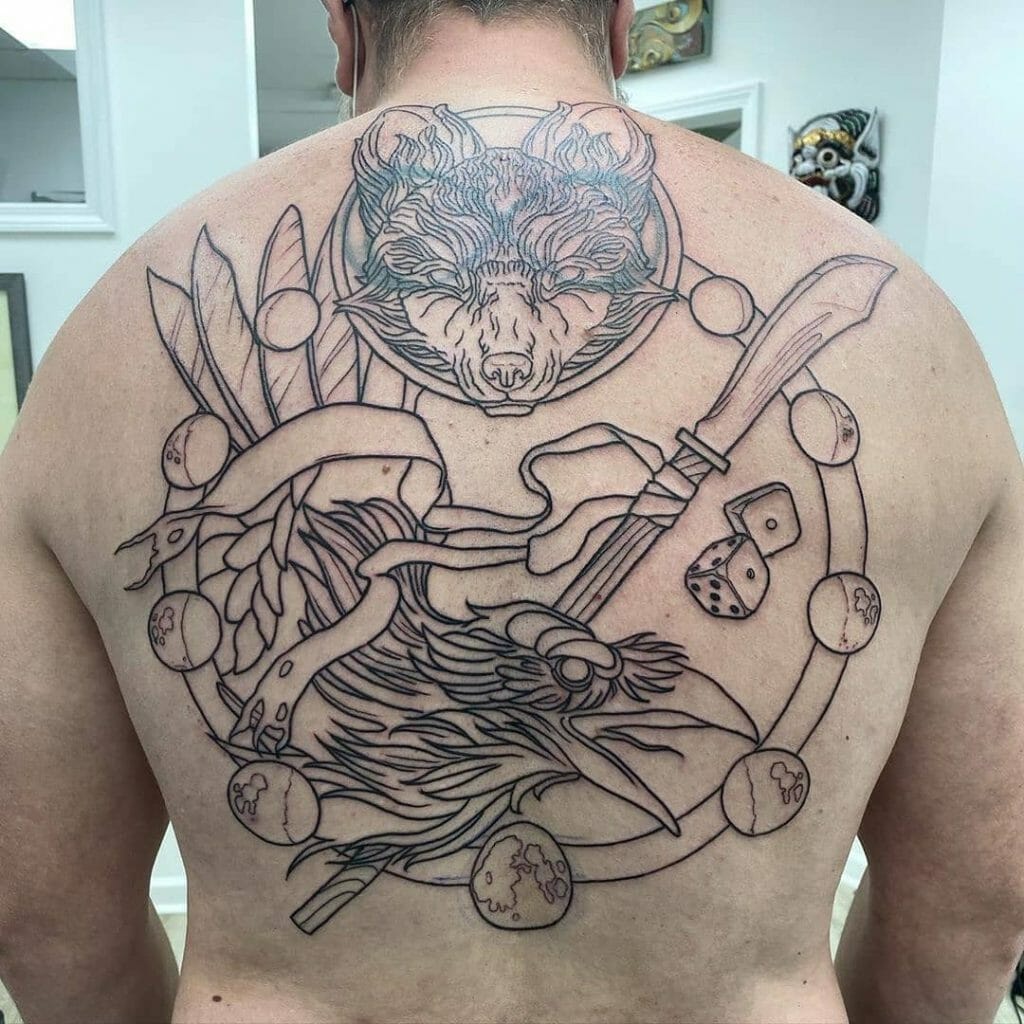 Stunning 'Wheel Of Time' Tattoo To Cover Your Entire Back