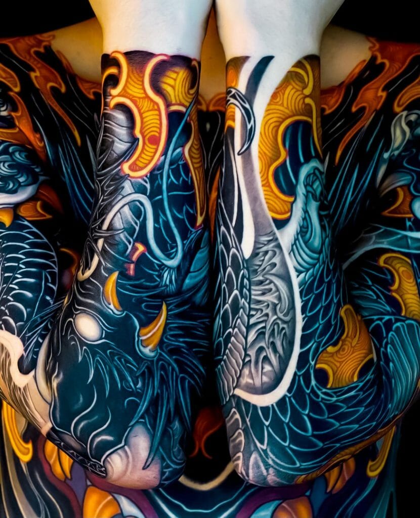 Super Cool Dragon Tattoo