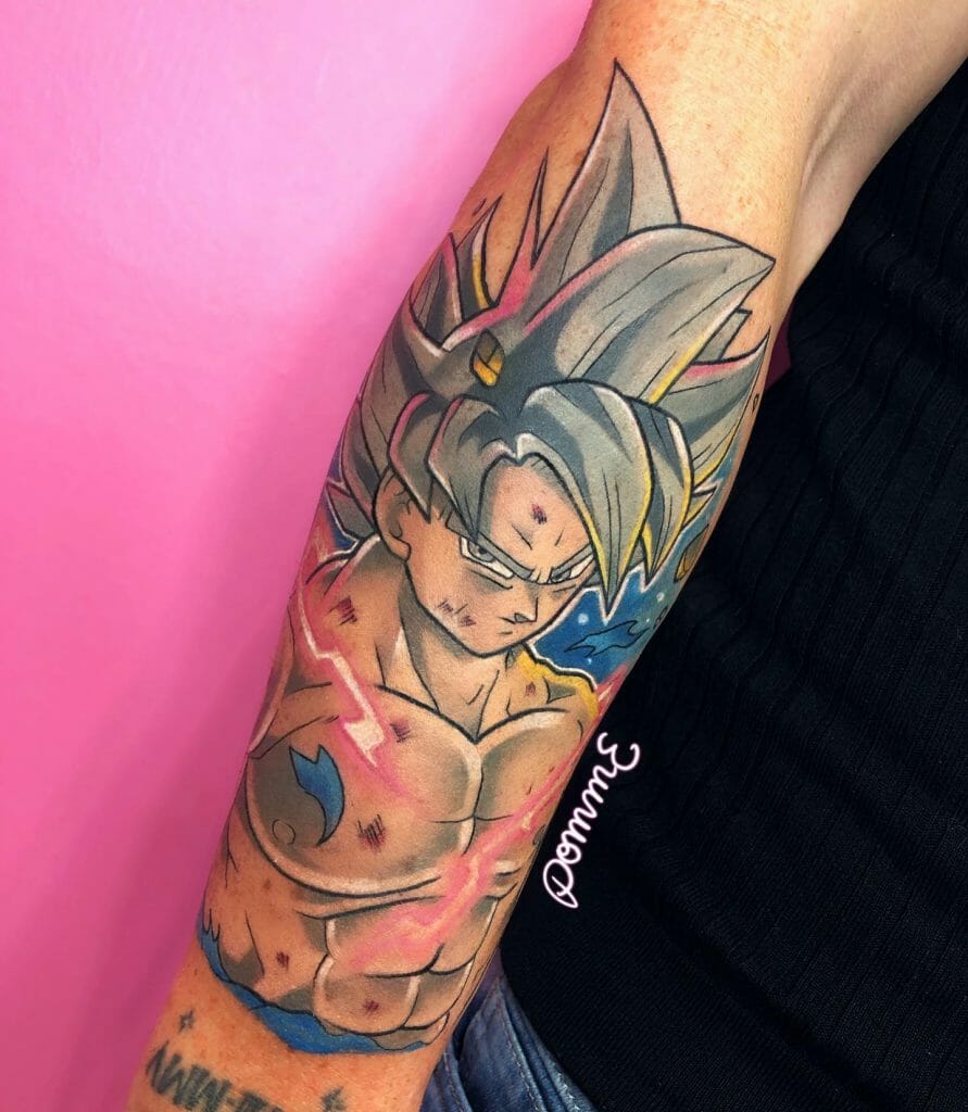 Super Realistic Goku Tattoo