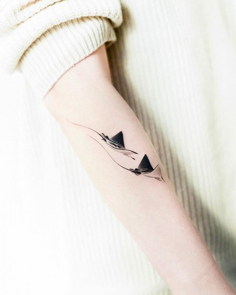 Tattoo Ideas For Multiple Stingrays