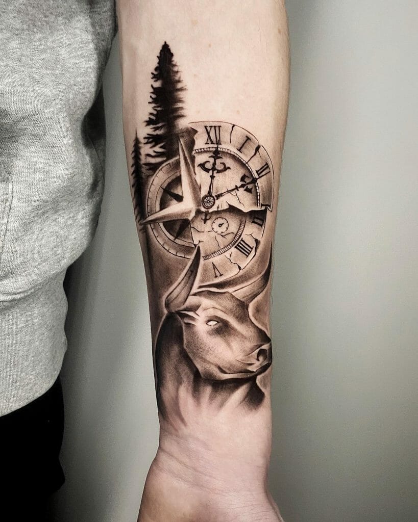 Taurus Clock Tattoo
