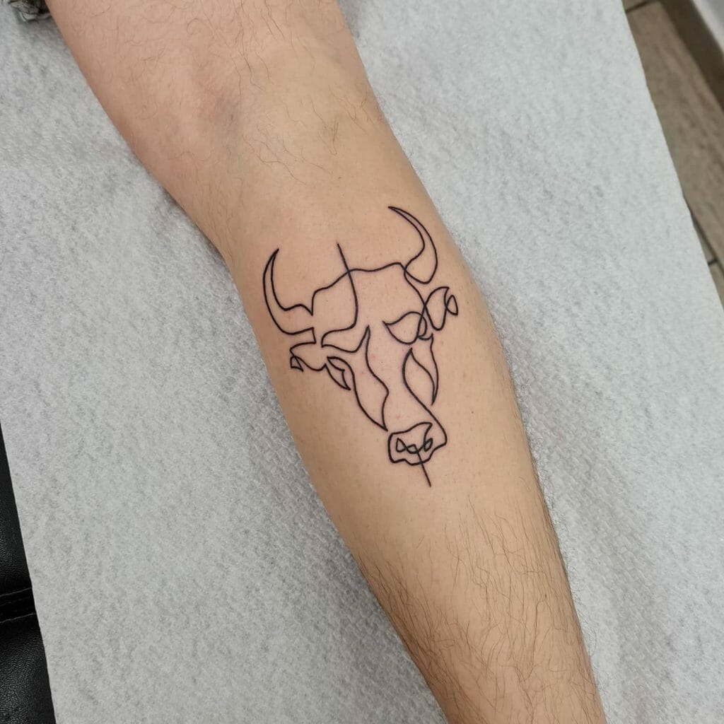 Taurus Skull Tattoo