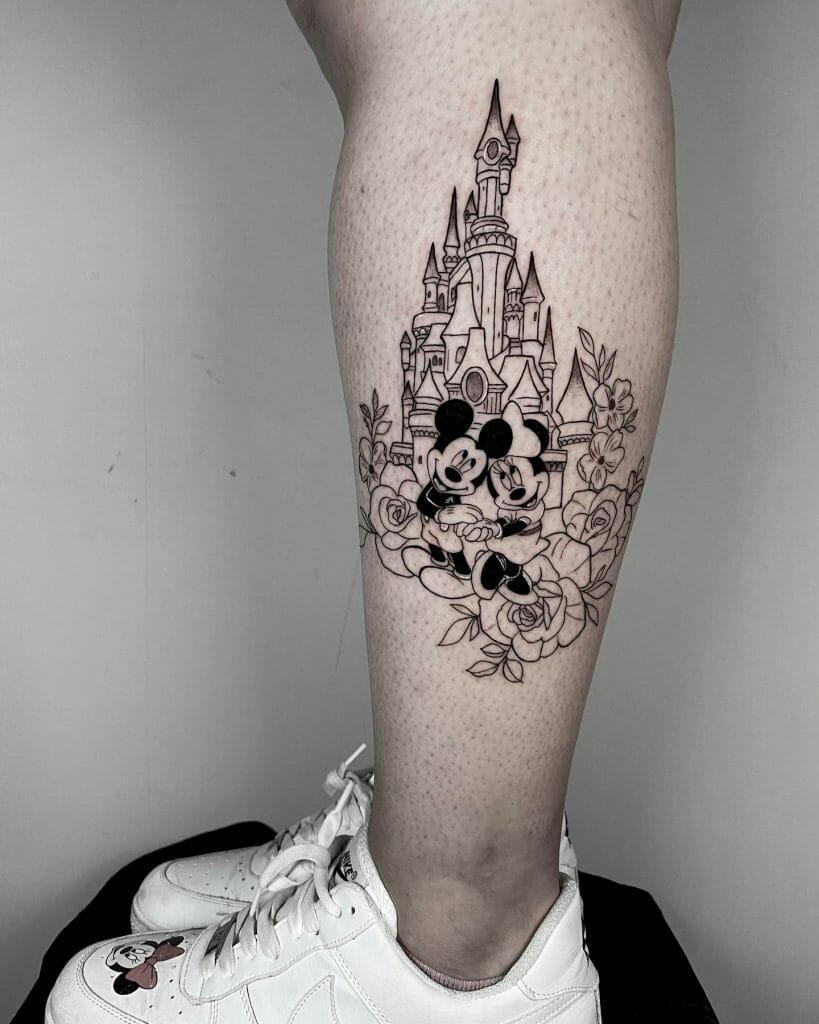 The Happily Ever After Mickey and Minnie Mouse Tattoo