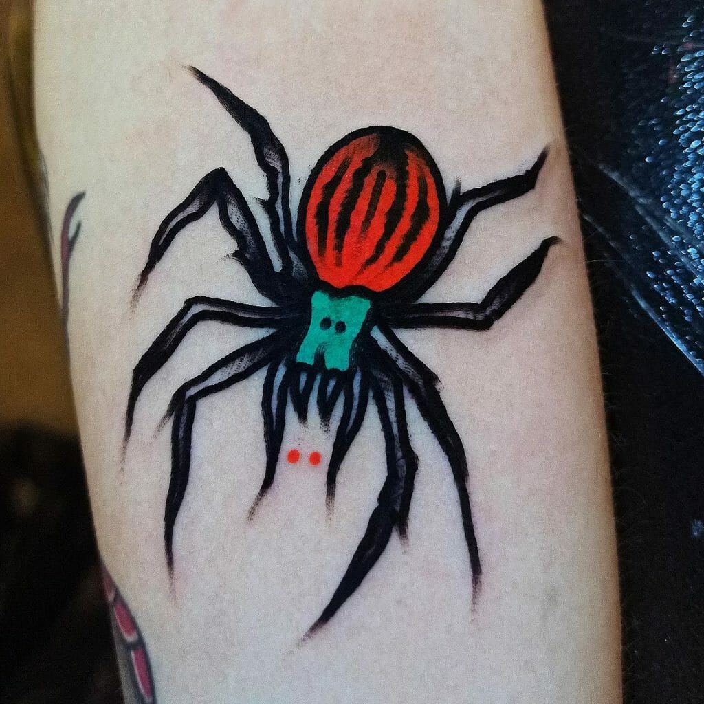 The Minimal Black Widow Tattoo for Beginners