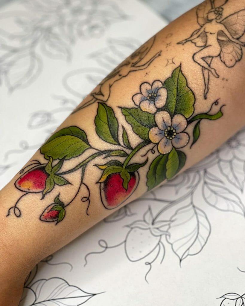 The Strawberry Vine Tattoo