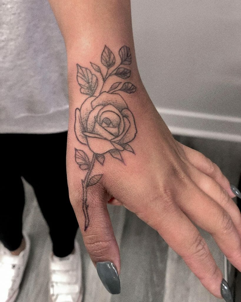 The Subtle Rose Tattoo Style ideas