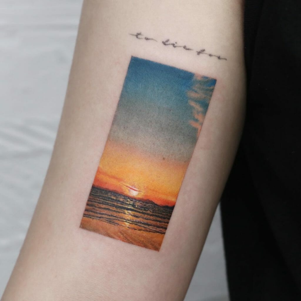 To Die For Sunset Tattoo
