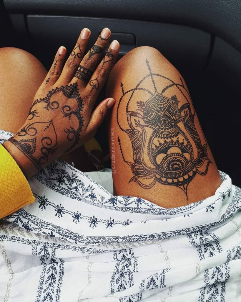 Traditional Henna Tattoo Design