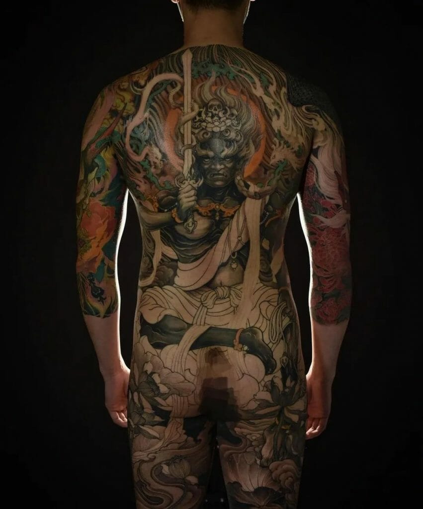 Traditional Japanese Back Tattoo
