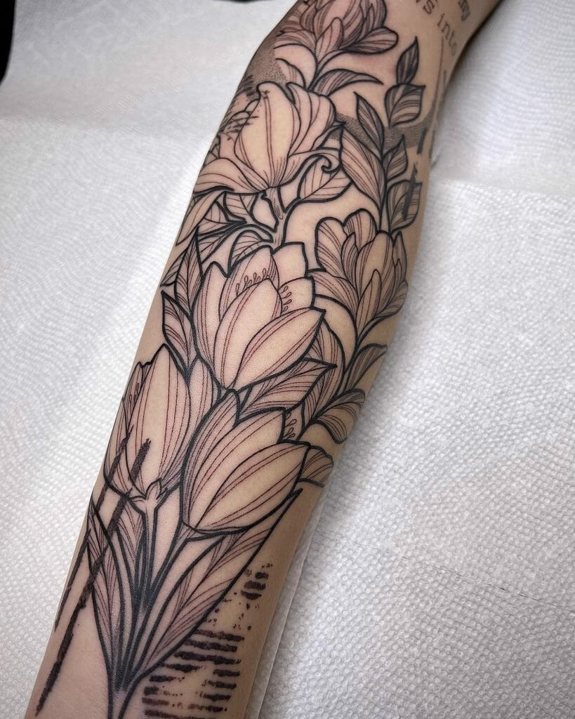 Traditional Tattoo Flowers
