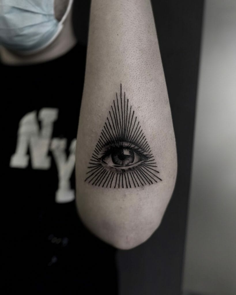 Triangle Tattoo Designs With The Eye Of Providence