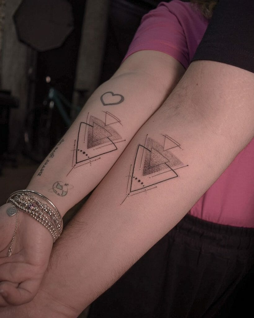 Triangle Tattoo Forearm
