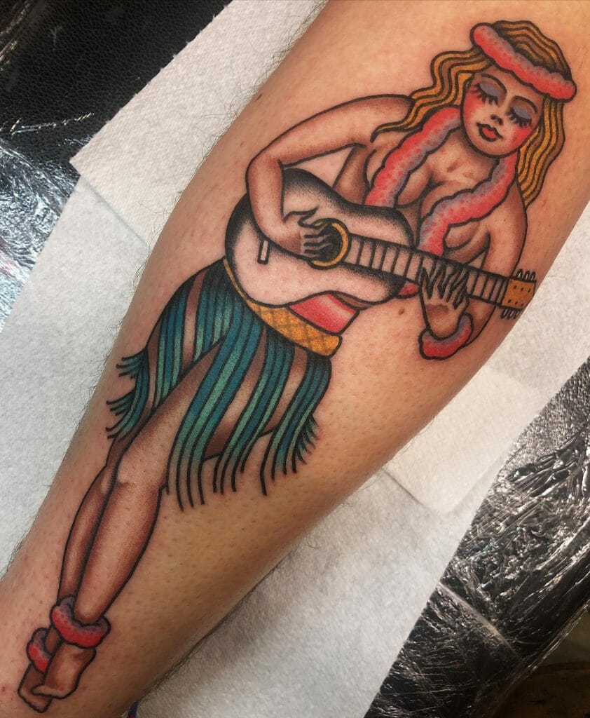 Tribal Sailor Jerry Pin-up Tattoos