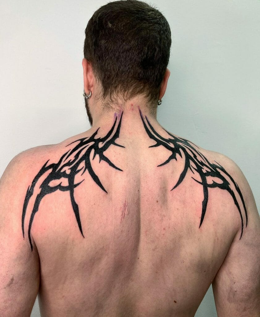 Tribal Shoulder Tattoo Design