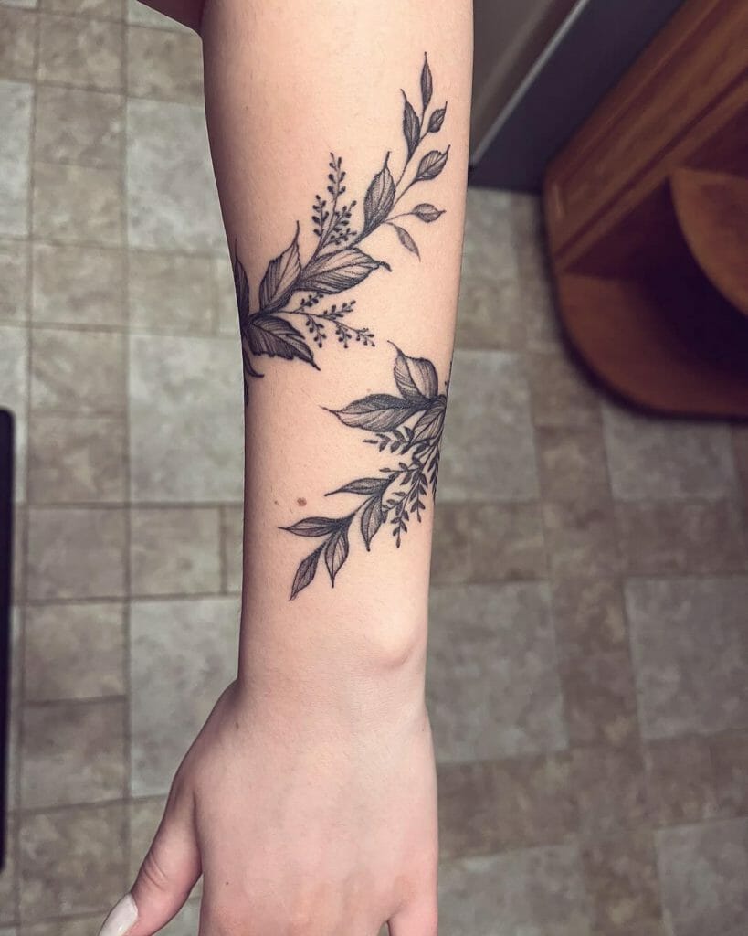 Vine Flower Tattoo