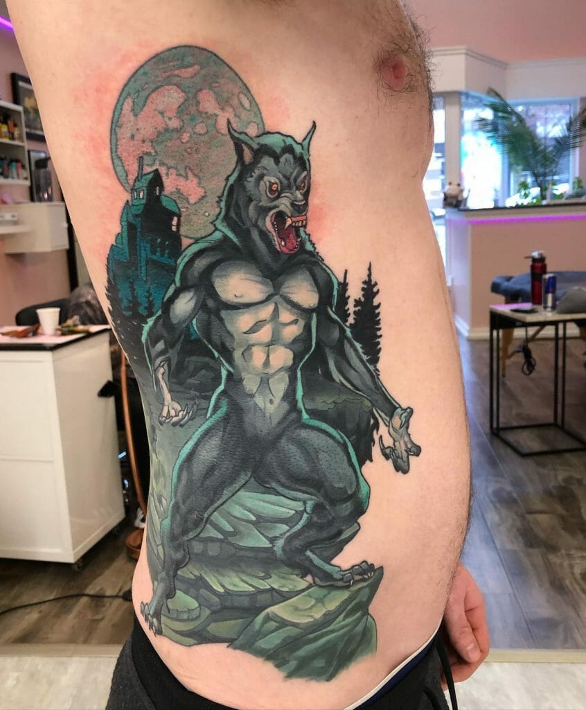 Werewolf Tattoos for men